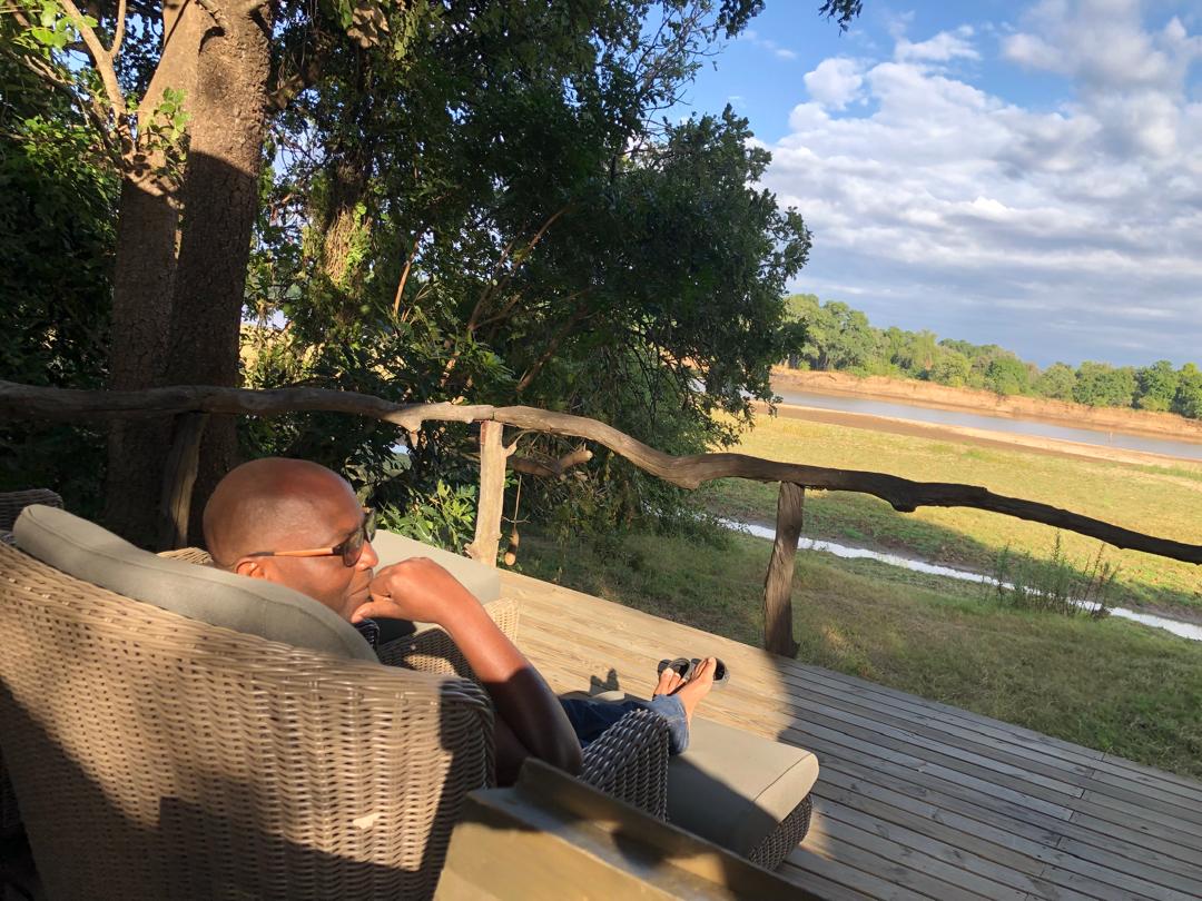 Safari chalet with private deck